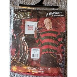 Freddy Krueger Nightmare on Elm St Adult Costume Standard Sz Up To 44 Halloween